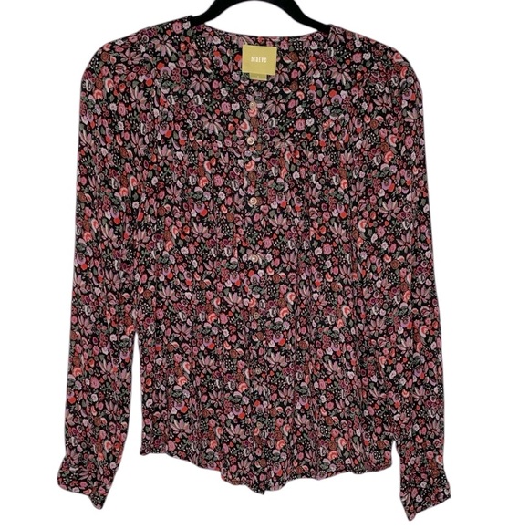 Anthropologie Maeve Floral Blouse - Picture 6 of 7